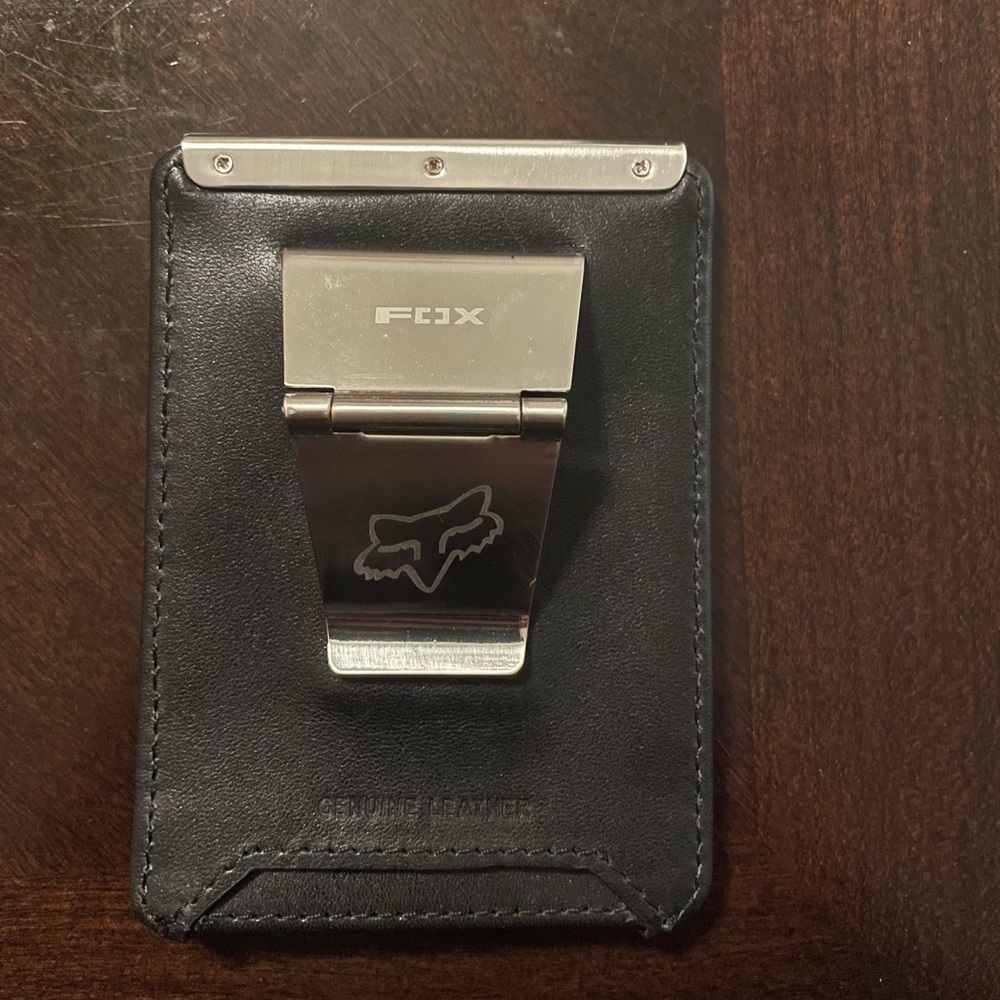 NEW FOX RACING money clip wallet